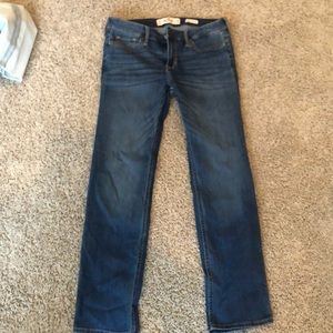 hollister low rise skinny jeans